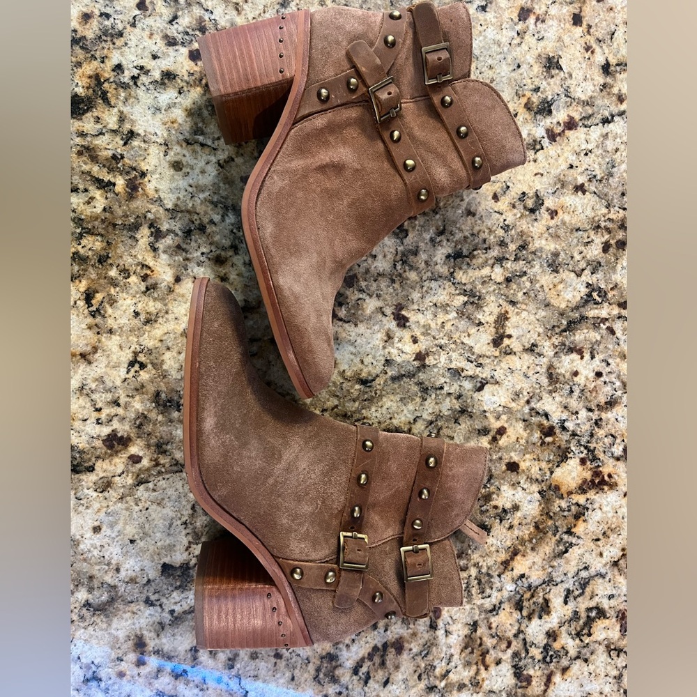 Nicole Shiri Boots Size 8.5 Honey Color New In Box - Picture 4 of 6